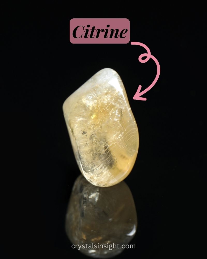 Citrine and Peach moonstone together