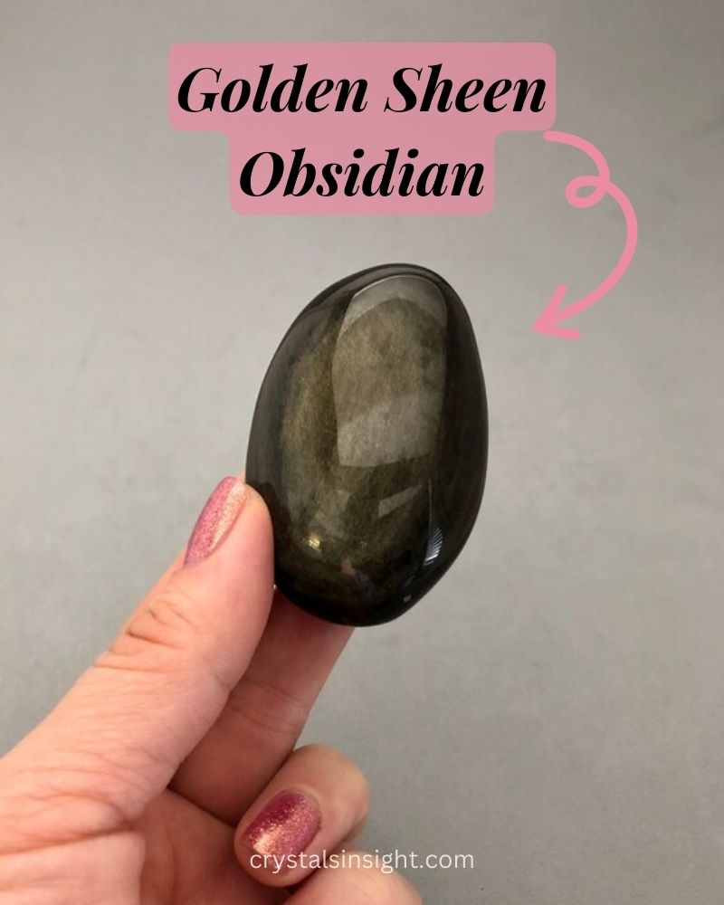 Golden Sheen Obsidian 