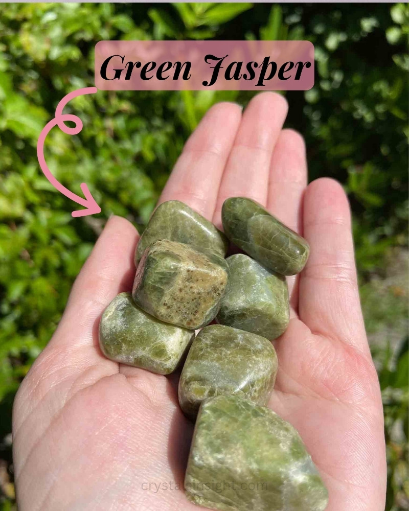 Green Jasper stones