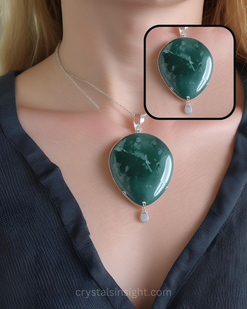 Moss Agate pendant 