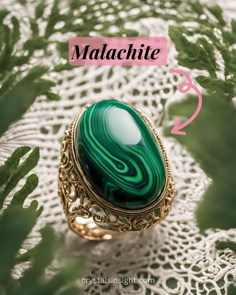 Malachite and Green Aventurine together
